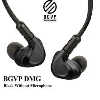 

BGVP DMG 2DD+4BA Hybrid Drivers In-Ear Earphone Metal High Monitor Heaphones with Detachable MMCX Audio Cable For phones