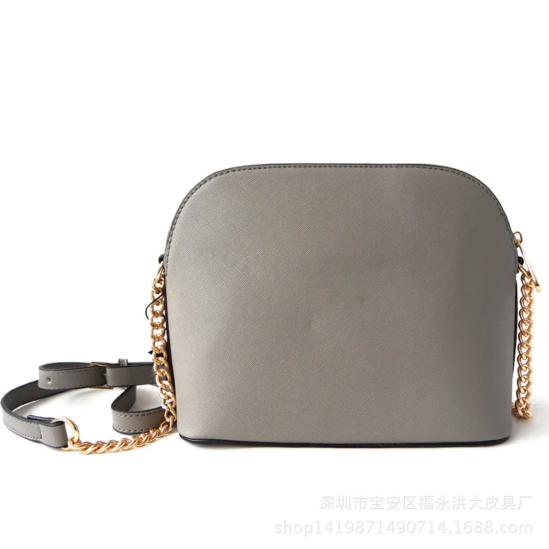 Women's Bag Cross Pattern Bag Small Shell Bag Shoulder Slung Chain Bag Ladies Handbags