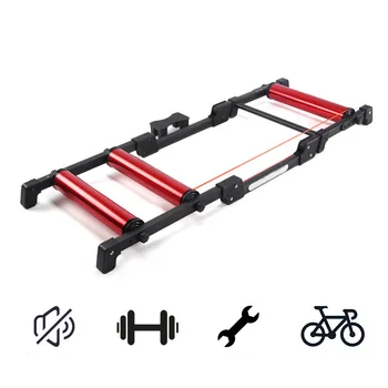 

Cycling Training Exercise Bicycle Roller Trainer Stand Indoor Home MTB Road Bike Roller Platform For 24-29inch 700C Bike