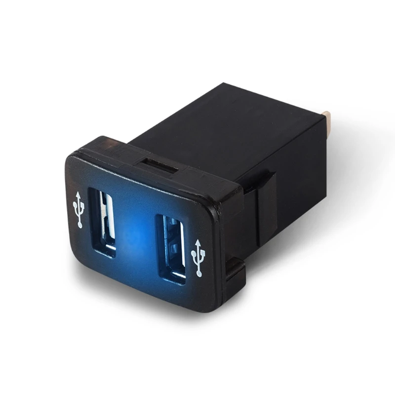 33x23 мм 12V 24V двойной usb порт автомобильное зарядное устройство разъем 2.1A адаптер питания для Toyota
