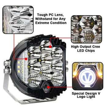 

5-Inch 50W LED Car Driving Work Light Pod Spotlight Combo Fog Lamp Off-road 4WD Brand New And High Quality