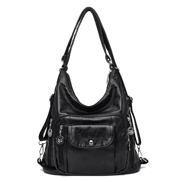 Sac Shopping Spacieux Sac Bandoulière Femme Starnearby - Cuir PU - Fourre-tout Rétro - Grande Capacité 37x27cm - Pour Travail/Voyage Sac Hobo Vintage Spacieux