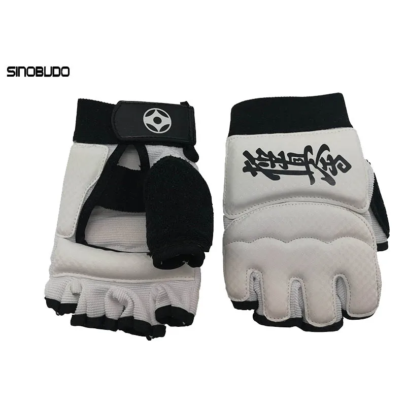 Kaufen SINOBUDO Kyokushin Karate Kampf Hand Protector Kyokushinkai Karate Handschuhe Professionelle Martial Sport Fitness Boxing Handschuhe