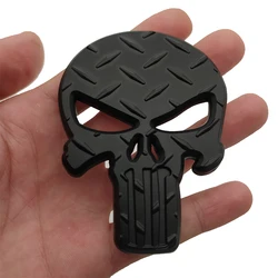 3D Metal The for Skull Skeleton Car Motorcycle Body Emblem Badge Fashion Decoration Automobile Styling Car accessories