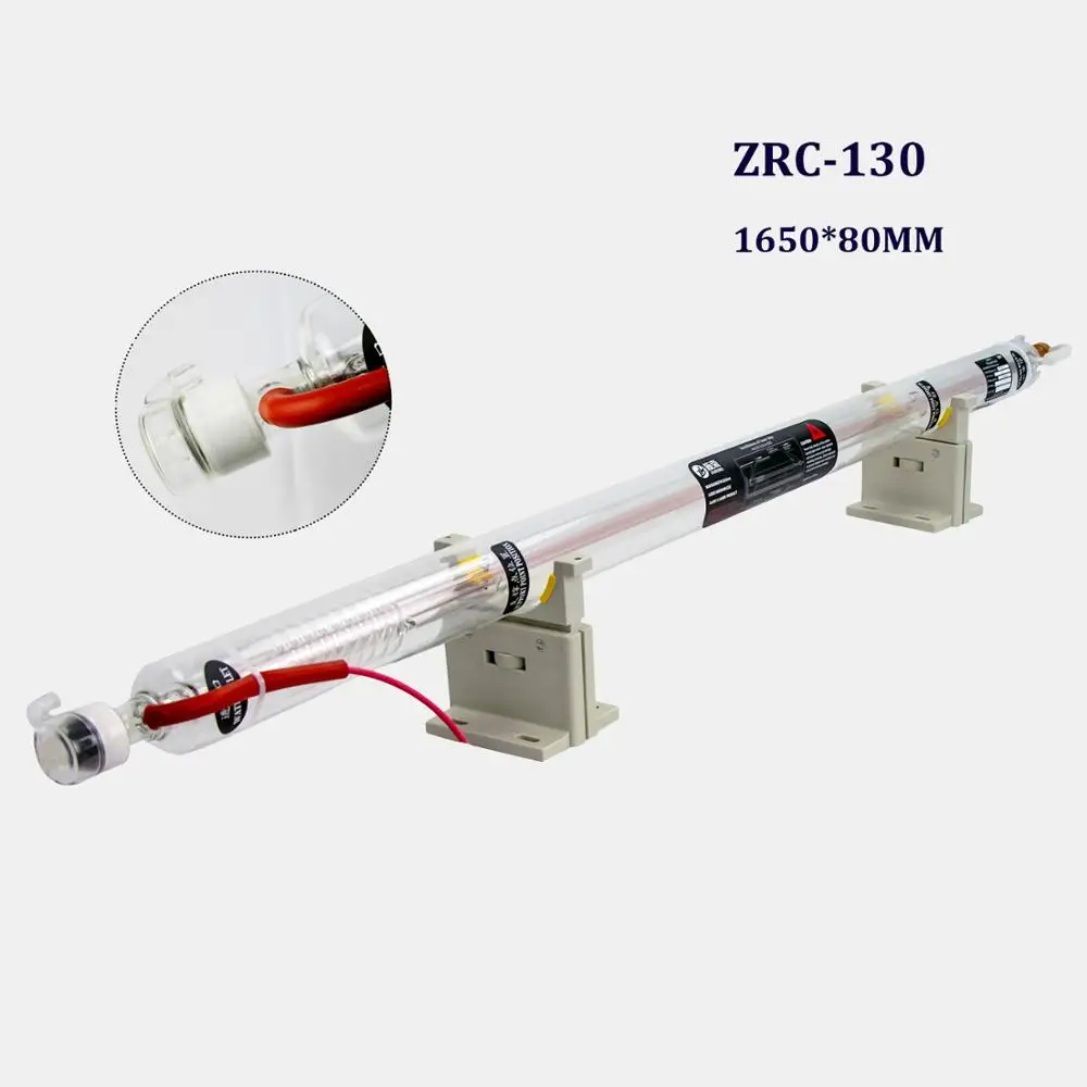 Shzr Co2 Laser Tube 130w 1650mm Length 80mm Diameter Good Connection