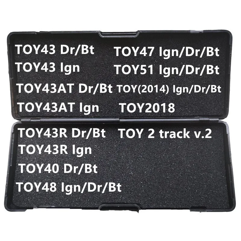 Инструмент Lishi 2 в 1 TOY43 TOY43AT TOY43R TOY47 TOY51 TOY2014 TOY2018 TOY2 TOY48 TOY40 для toyota | Автомобили и