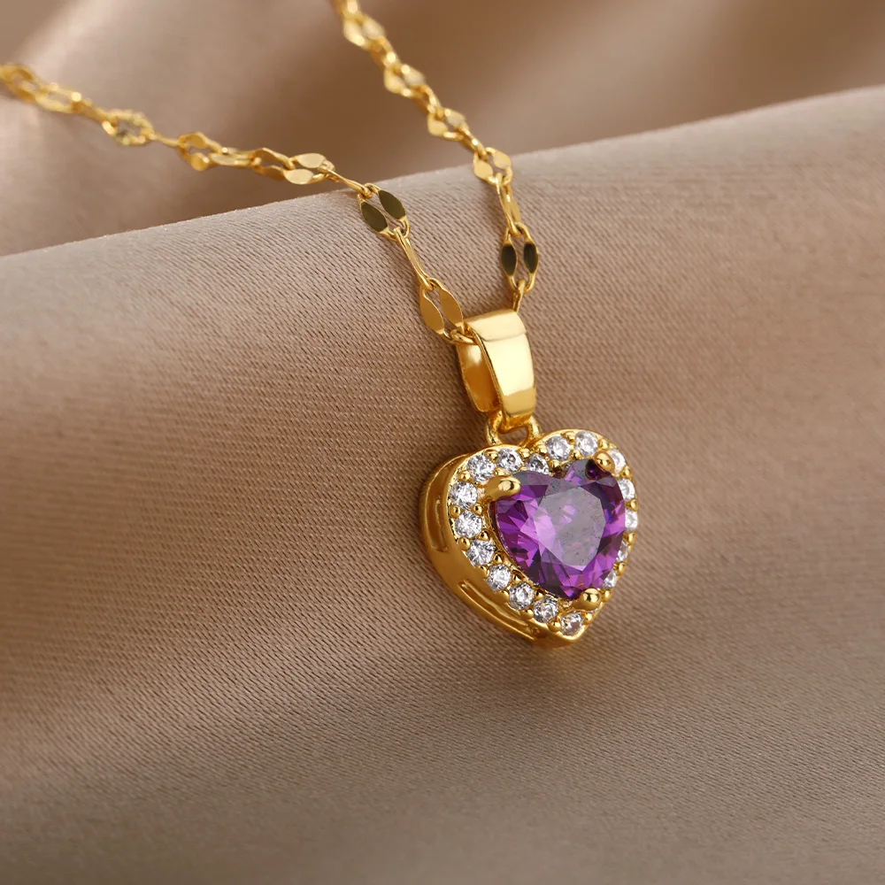 Purple Necklace - Buy Purple Necklace online in India