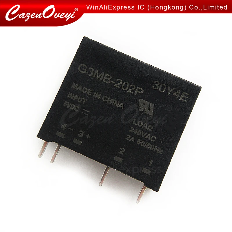 1 шт./лот новый оригинальный твердотельные реле G3MB-202P G3MB-202PL DC-AC PCB SSR в 5VDC 240V AC 2A