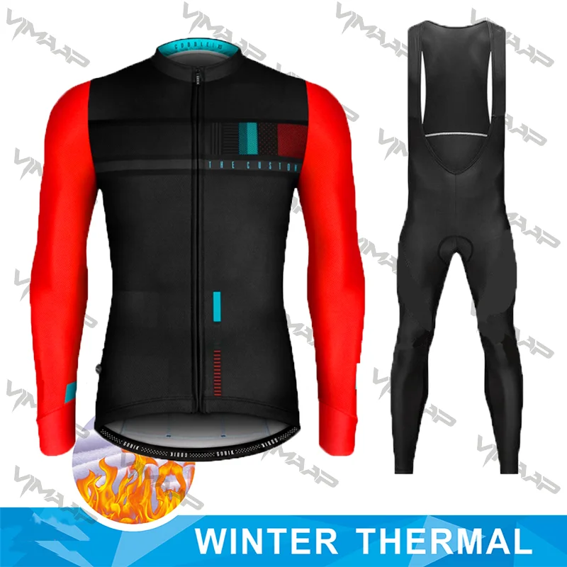 GOBIK Maillot Ropa Ciclismo Invierno зимняя велосипедная Джерси из теплого флиса с длинным рукавом, комплект одежды для велоспорта, одежда для горного велосипеда