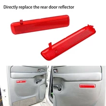 Réflecteur de panneau de porte arrière de voiture, 2 pièces de rechange, latéral gauche droit, garniture de porte, pour Chevy, Avalanche, banlieue, GMC 