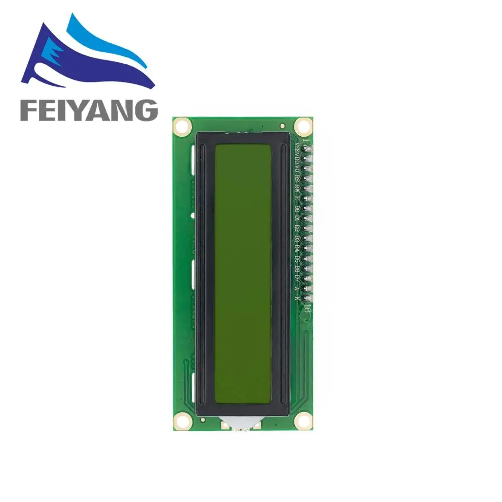 Display Module LCD Display Module LCD1602 1602 LCD Module Blue / Yellow Green Screen 16x2 Character LCD Display PCF8574T PCF8574 IIC I2C Interface 5V for arduino
