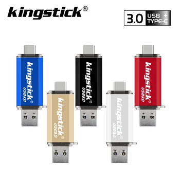 

New USB 3.0 Type-C usb flash drive 128gb 64gb 32gb 16gb Pen Drive Metal Custom USB Stick for Type C Device Pendrive U Disk