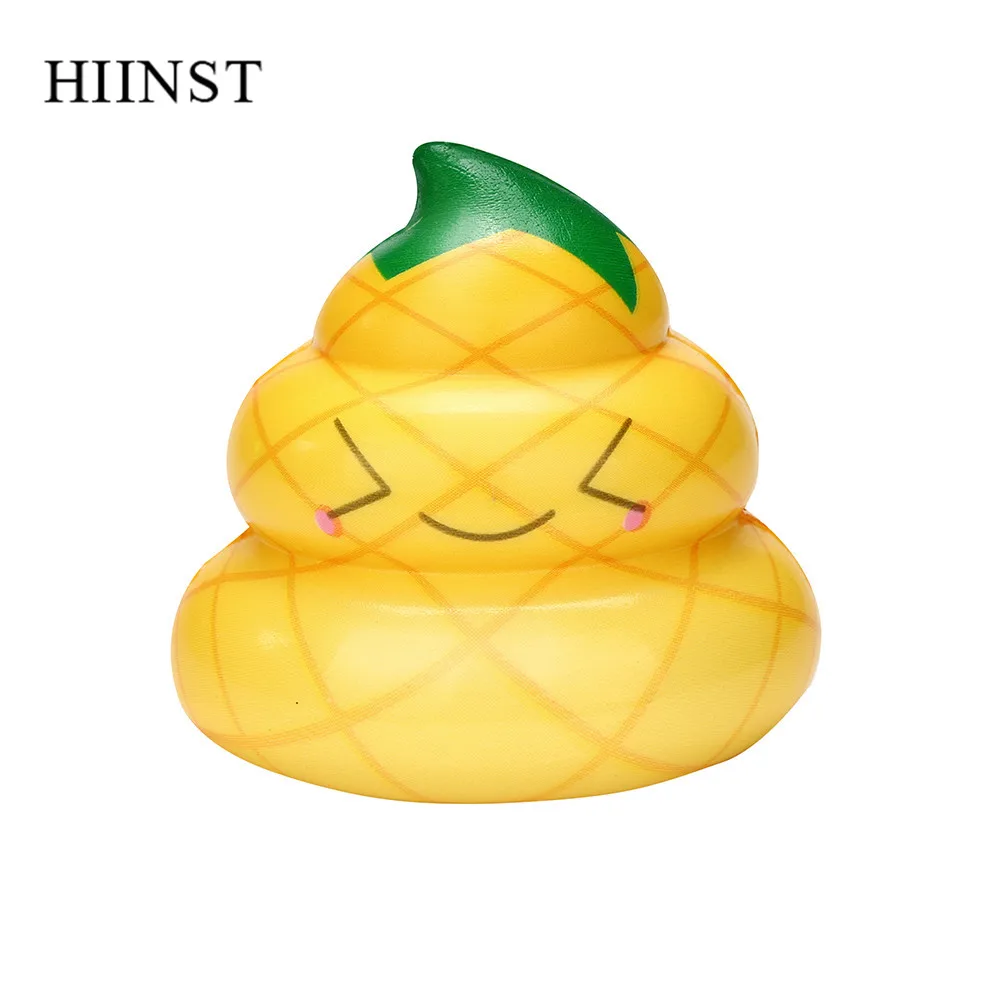 HIINST игрушки мультфильм мягкий стресс сжимает фрукты печати Poo ароматизированные медленно поднимающиеся Ароматические игрушки для взрослых снимает стресс реалистичные игрушки