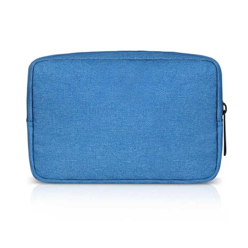 s Multifunctional Portable Size Nylon Wire Digital Data Cable Storage Bag Durable Use Outdoor Travel USB Earphone Organizer - Цвет: s