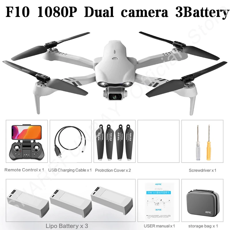 2021 New Drone 4K HD dual camera with GPS 5G WIFI wide angle FPV real-time transmission rc distance 2km professional drone 8
