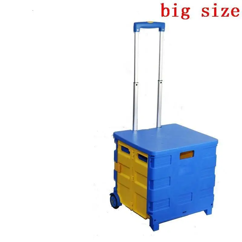 MODEL K Piegevole складной Carro La Compra торговый стол Carrello Cucina колесница де Courses Avec Roulettes Mesa Cocina Кухонная Тележка - Цвет: MODEL K