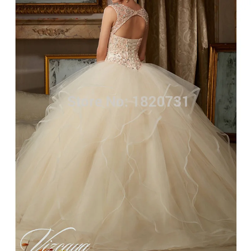 Бальное платье 15 anos Blue Quinceanera недорогие платья из фатина 2020 милые 16 для