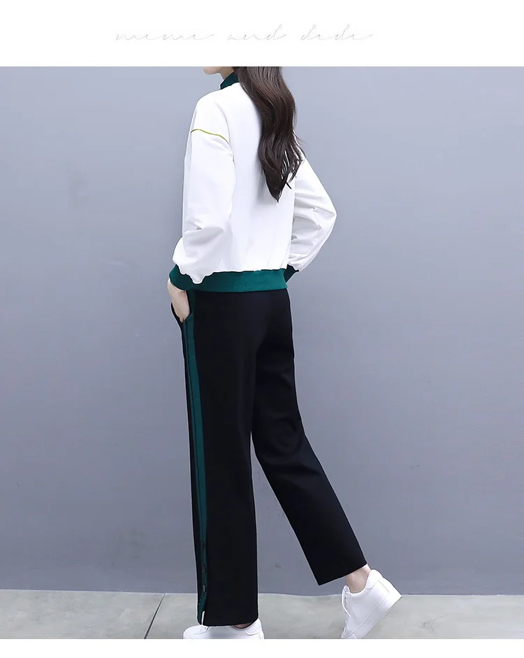 YICIYA letter ladies 2 piece set outfit tracksuit whiter plus size winter autumn women pant and top co-ord set elegant clothes