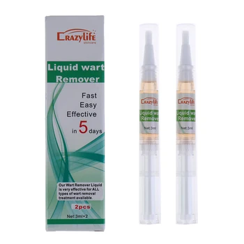 

2Pcs 5 Days Skin Tag Remover Pen Natural Health Mole Nevus Wart Skin Tag Removal