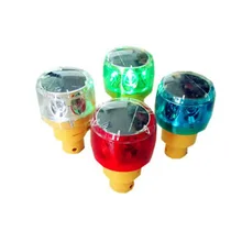 6 шт. мигающий светодиодный Предупреждение ющий светильник для безопасности дорожного движения используется, солнечный кукурузный светильник