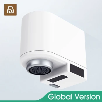 

English Version Youpin ZJ Smart Sensor Faucet Infrared Sensor Automatic Water Saver Tap Anti-overflow Kitchen Bathroom Inductive