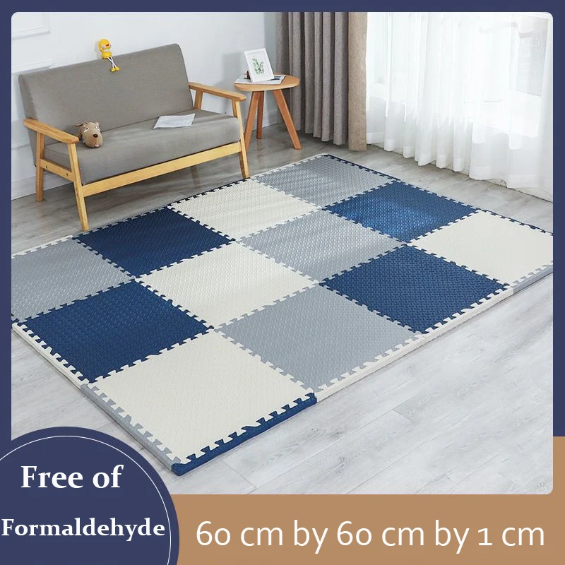 16 Pz/Larghezza 60 Cmx1Cm Baby Crawling Mat Eva Foam Play Puzzle Mat Piastrelle Per Esercizi Ad Incastro Tappeto E Tappeto Per Bambini Pad