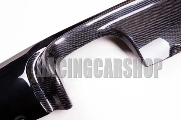 CSL STYLE REAL CARBON FIBER DIFFUSER 4P EXHAUST for BMW 3-Series E46 M3