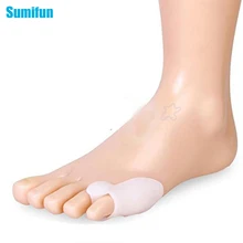 

2Pcs Hallux Valgus Orthotics Toe Separator Corrective Insoles Thumb Orthopedic Foot Massager Small feet Health Care Arthritis