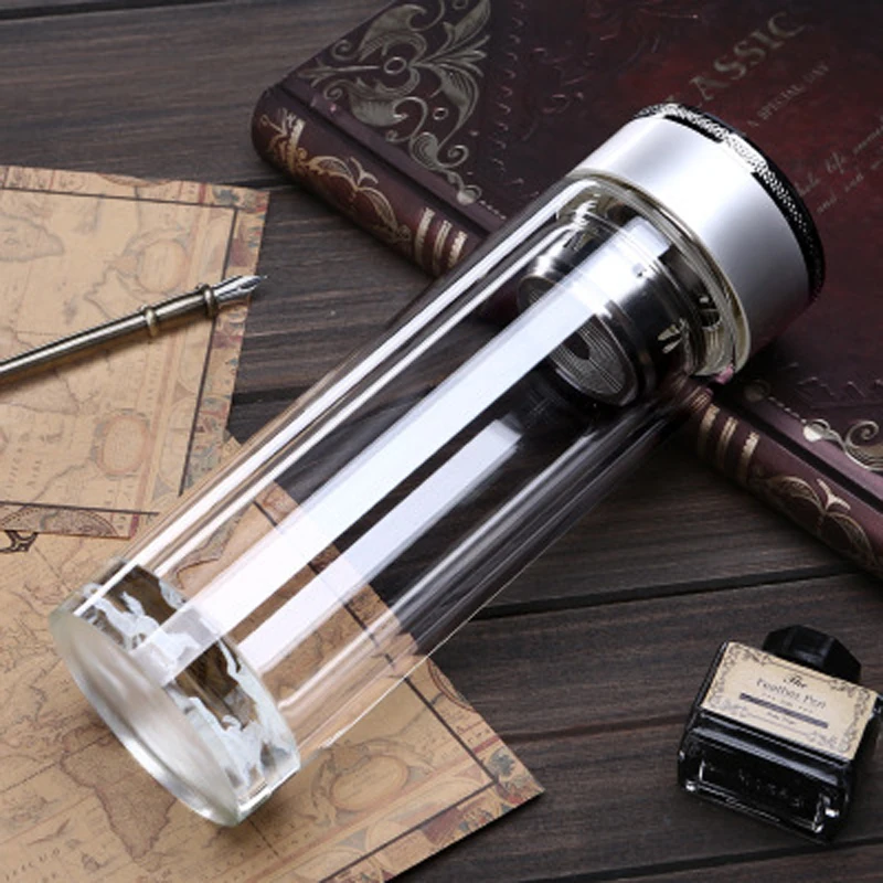 

High Quality 304 Stainless Steel Double Wall Glass Thermos Cup Vacuum Flask Coffee Mug Travel Drink Bottle Home Office