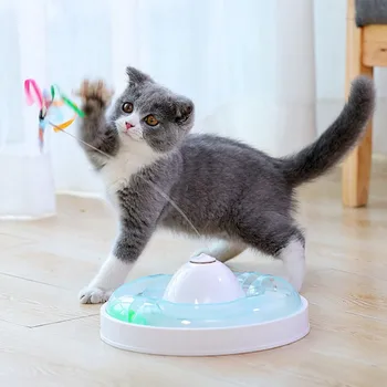 

Cat Relieving Boring Toy Self-Hey Training Ball Automatic Interactive Electric Rotating Butterfly Ball Toy Without Battery