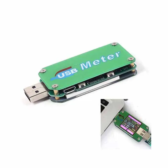 

A23-- UM24 USB 2.0 IC Tester Voltmeter Ammeter LCD Digital Multimeter Thermometer Power Meter Battery Capacity Tester