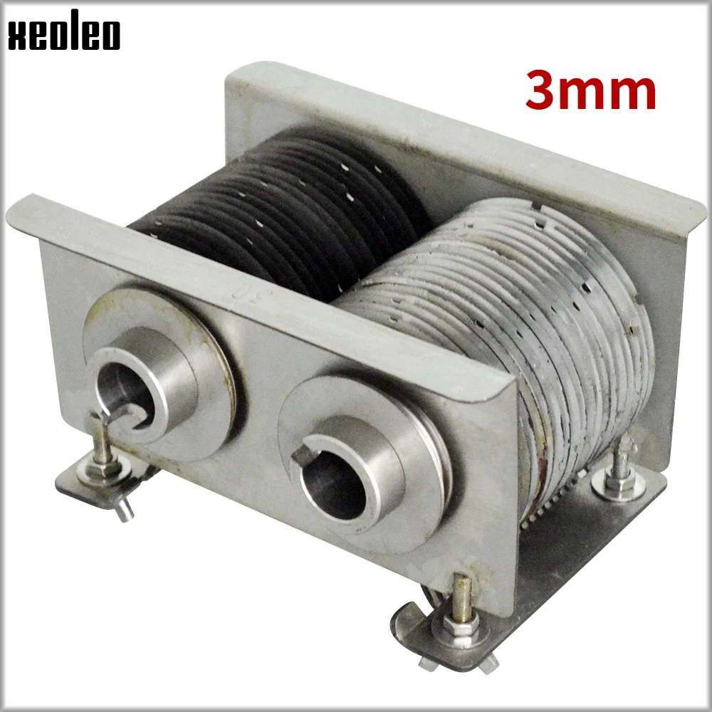 XEOLEO Commercial Meat slicer part QX250 Electric Meat Cutter blades  Stainless steel Chopper meat 2.5/3/4/5/6/7/8mm thickness 2