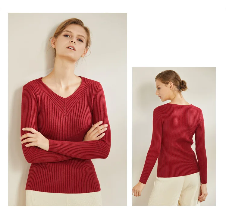 Fdfklak, Осень-зима, женский свитер с круглым вырезом, ropa mujer, длинный рукав, Pull Femme Nouveaute, вязаный Топ, тонкий свитер, Damskie