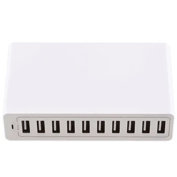 

10 Port Multi Usb Charger Hub 50W 10A Fast Usb Wall Charger Usb Charging Station Base Universal Mobile Phone Power Charging New
