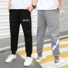 [] Спортивные штаны для мальчиков; Новинка года; стильные детские повседневные брюки; сезон весна-осень; Модные трикотажные брюки для больших мальчиков