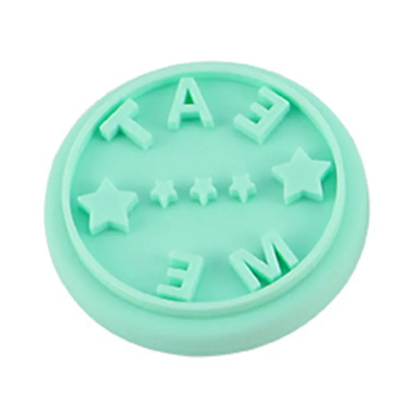 EAT ME Green Симпатичные печенье силиконовые формы форма для выпечки торт декоративное устройство для шоколада Gumpaste Плесень Sugarcraft кухонные аксессуары - Цвет: EAT ME Green