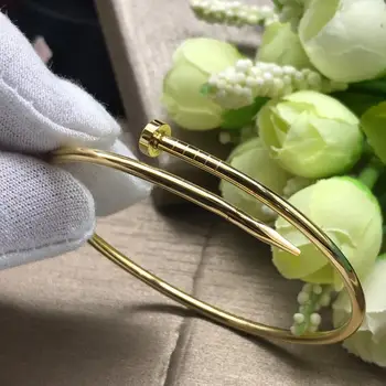 

2020 NEW exquisite version nail bracelet fashion creative couple jewelry gift