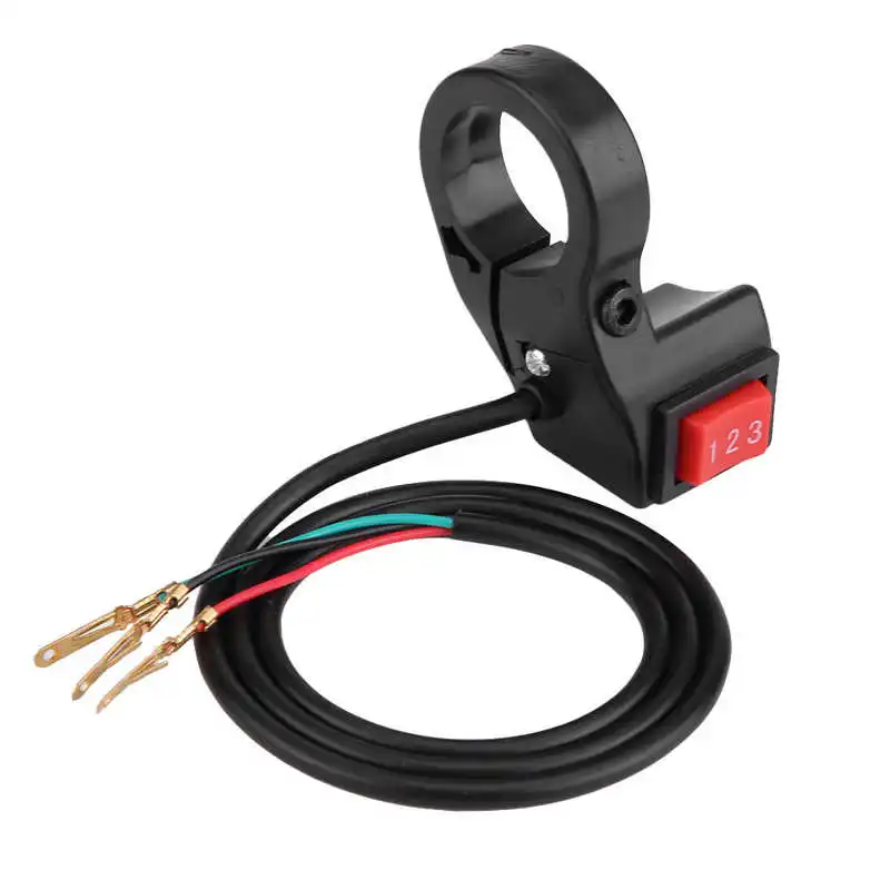 22mm 7/8 inch Electric 3 Speed Module Handlebar Switch Shift for Motorcycle E-bike Scooter Motorcycle Switch electric scooter switch electric bike switch