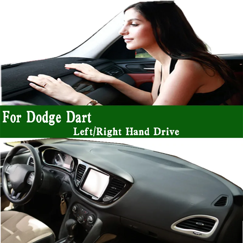 

For Dodge Dart SXT Dashmat Dashboard Cover Instrument Panel Sunscreen Pad Dash Mat Anti-Dirt Proof Ornaments