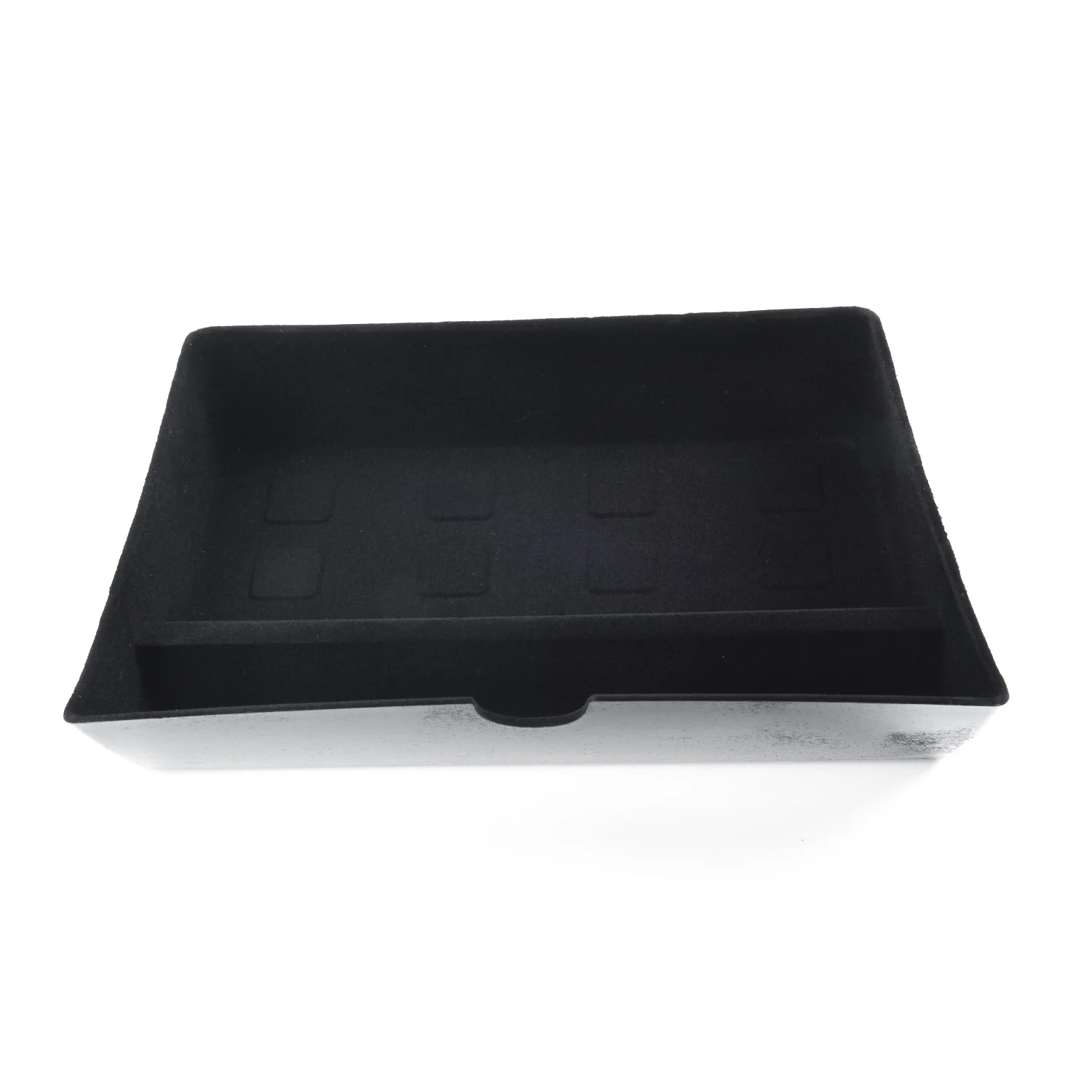 

Black Storage Box Car Interior Center Console Storage Box Drawer Tray For Tesla Model X S 12-18