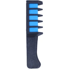 Мини одноразовый персональный салон использование окрашивающая расческа для волос профессиональные мелки для цветной мелок для волос инструмент для окрашивания волос синий