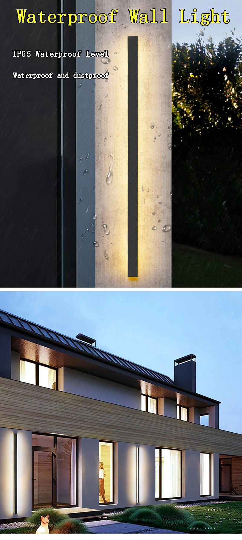 Luminária de Parede D'água para Iluminação Interna para Sala de Estar Decoração com Espelho Led à Prova Quarto 1 Luminárias de parede externas
