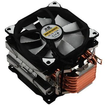 

SNOWMAN M-T6 4PIN CPU Cooler Master 6 Heatpipe Double Fans 12cm Cooling Fan LGA775 1151 115X 1366 Support AMD