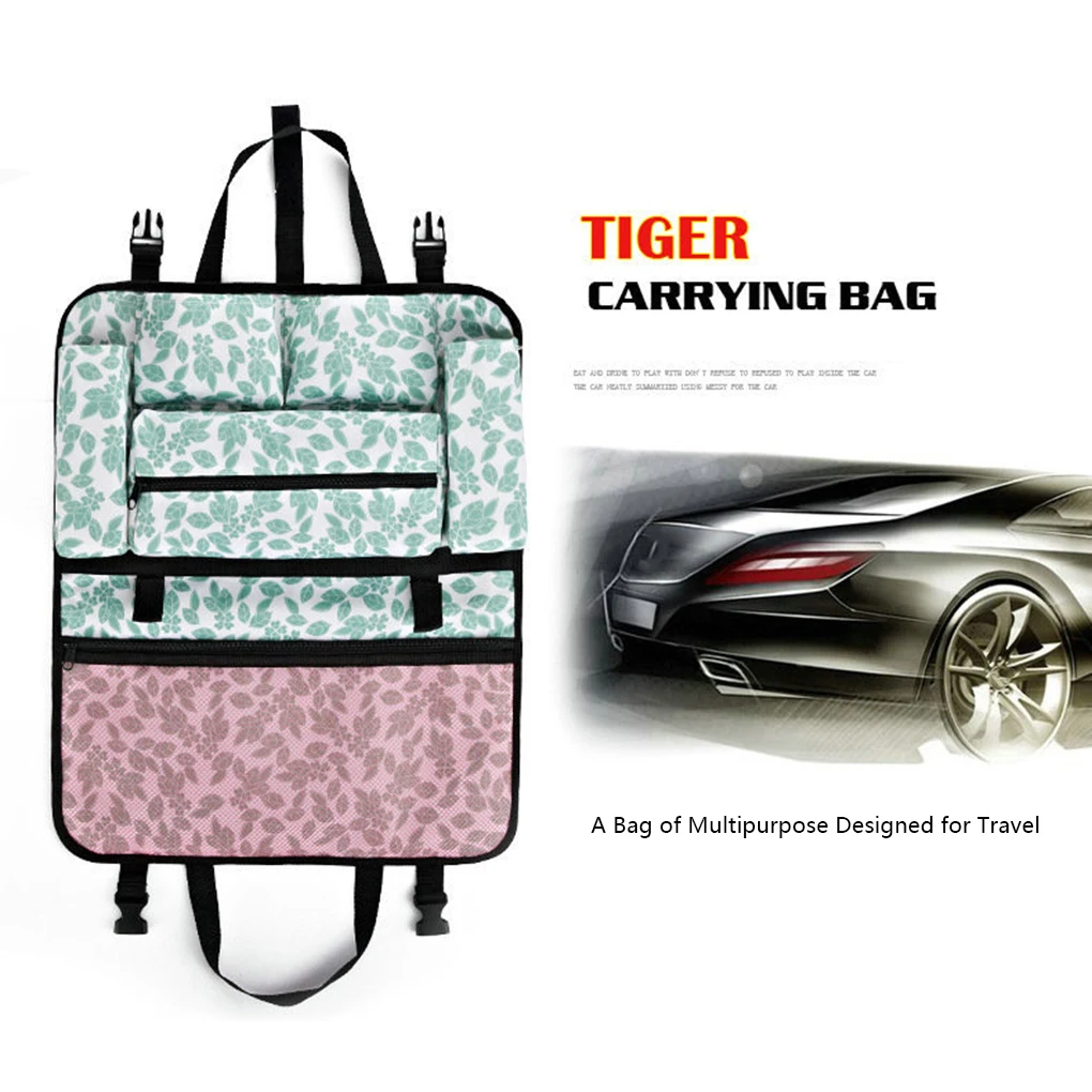 

Car Chair Organizer Multi-Pocket Storage Bag Beach Travel Tote Handbag Mobile Phone Hard Disk Storage Pouch