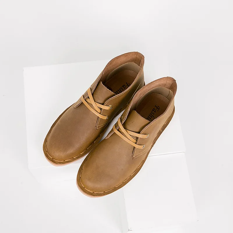 

2019 Chelsea Autumn And Winter Martin Boots Men's Leather Short Boots Retro England Men's Boots High-ankle Leather Casual Shoes