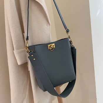 

Litchi Pattern Shoulder Bag Women Travel Bags Leather PU Quilted Bag Female Luxury Handbags Women Bags Designer Sac A Main Femme
