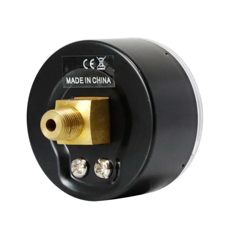 Манометр 52 мм Циферблат 1/" BSPT горизонтальный 0/15, 30, 60,100, 160300 PSI& Bar
