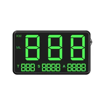 

General Hud Head Display Gps Overspeed Alarm Mileage Statistics Head Display C80 Car Accessories