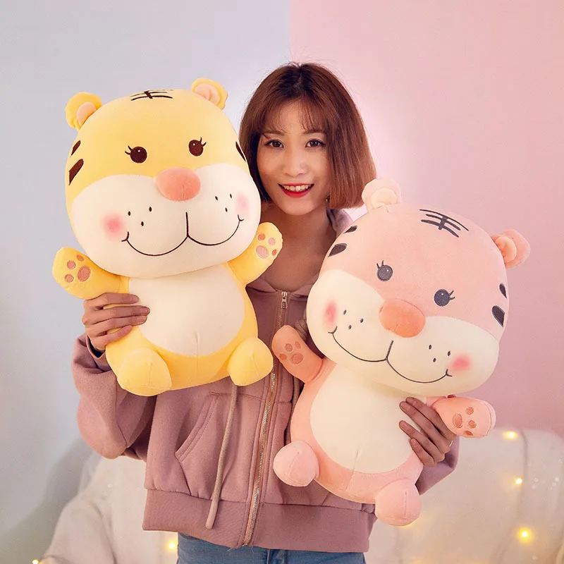 Настраиваемый мультфильм тигр, плюшевые игрушки Meng Hu Подушка детский подарок