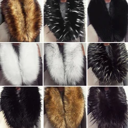 Fashion Imitation Fox Fur Collar Faux Fur Collar Winter Warm Straight Collar Women Fur Shawl Fur Decor Shawls